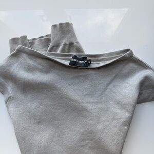 Giorgio Armani Cap Sleeve Knit Top